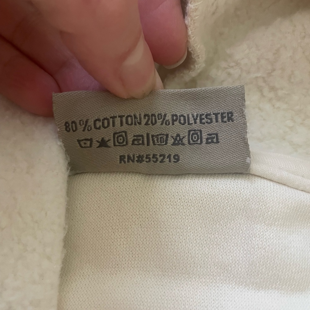 Taylor Swift Swifty Official The Eras Tour Ivory Beige Hoodie Small worn… - Picture 12 of 16